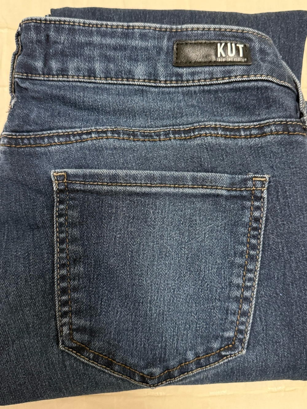 Kut from the Kloth Dark Blue Denim Jeans